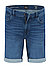 Jeansshorts Houston, Regular Fit, Soft-Denim, indigo - indigo