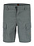 Cargoshorts Sisal, Relaxed Fit, Leinen, graugrün - grau