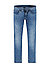 Jeans Lyon, Tapered Fit, Baumwoll-Stretch, hellblau - hellblau