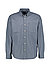 Hemd, Leinen-Baumwolle, Button-Down, Brusttasche, blau - blau