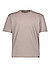 T-Shirt, Baumwoll-Jersey, taupe - taupe