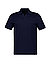 Polo-Shirt, Regular,  Bauwolle-Jersey, navy strukturiert - navy-blau