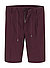 Shorts, Reines Leinen, burgund - bordeaux