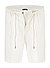 Shorts, Reines Leinen, offwhite - ecru