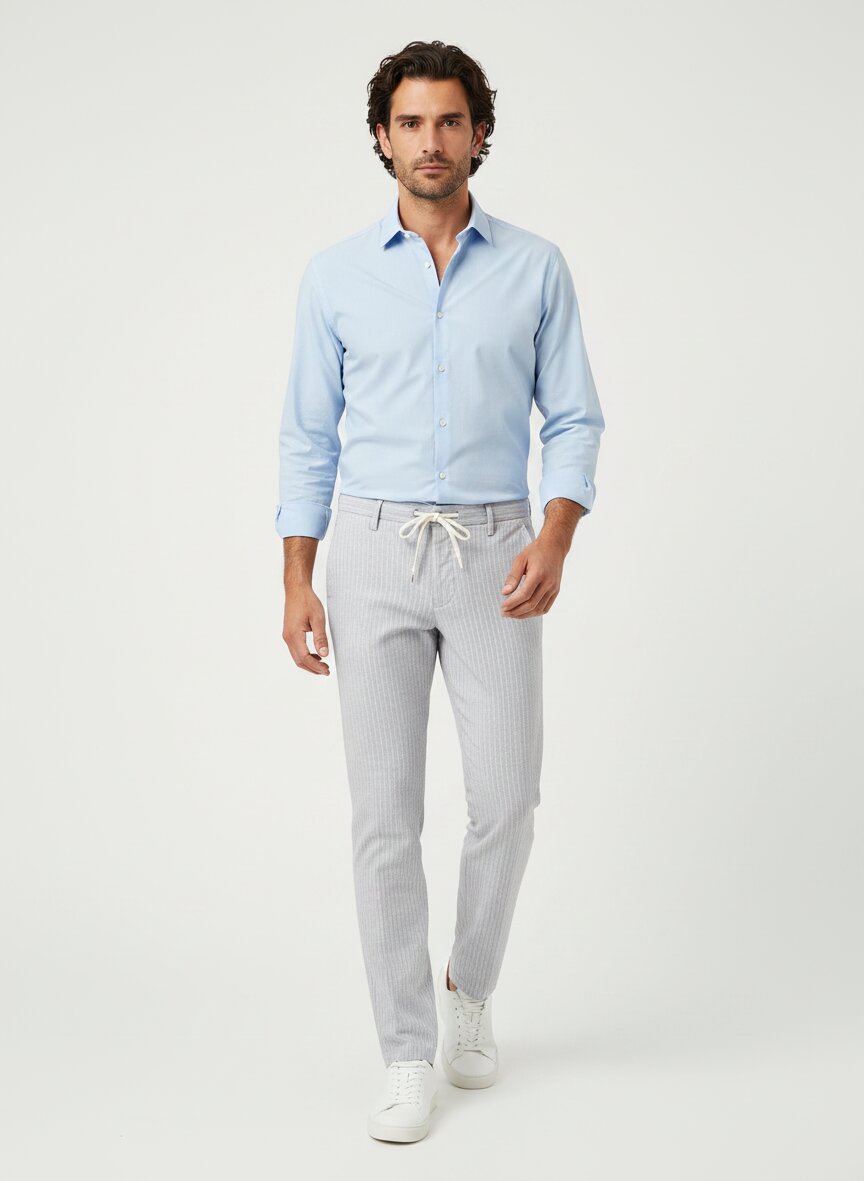 Alberto Slim Fit Jump Summer Stripe 30371531/048 Image 1