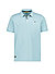 Polo-Shirt, Stretch-Piqué, Baumwolle, türkis - türkis