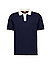 Polo-Shirt MMGFrancesco, Strick, navy strukturiert - navy