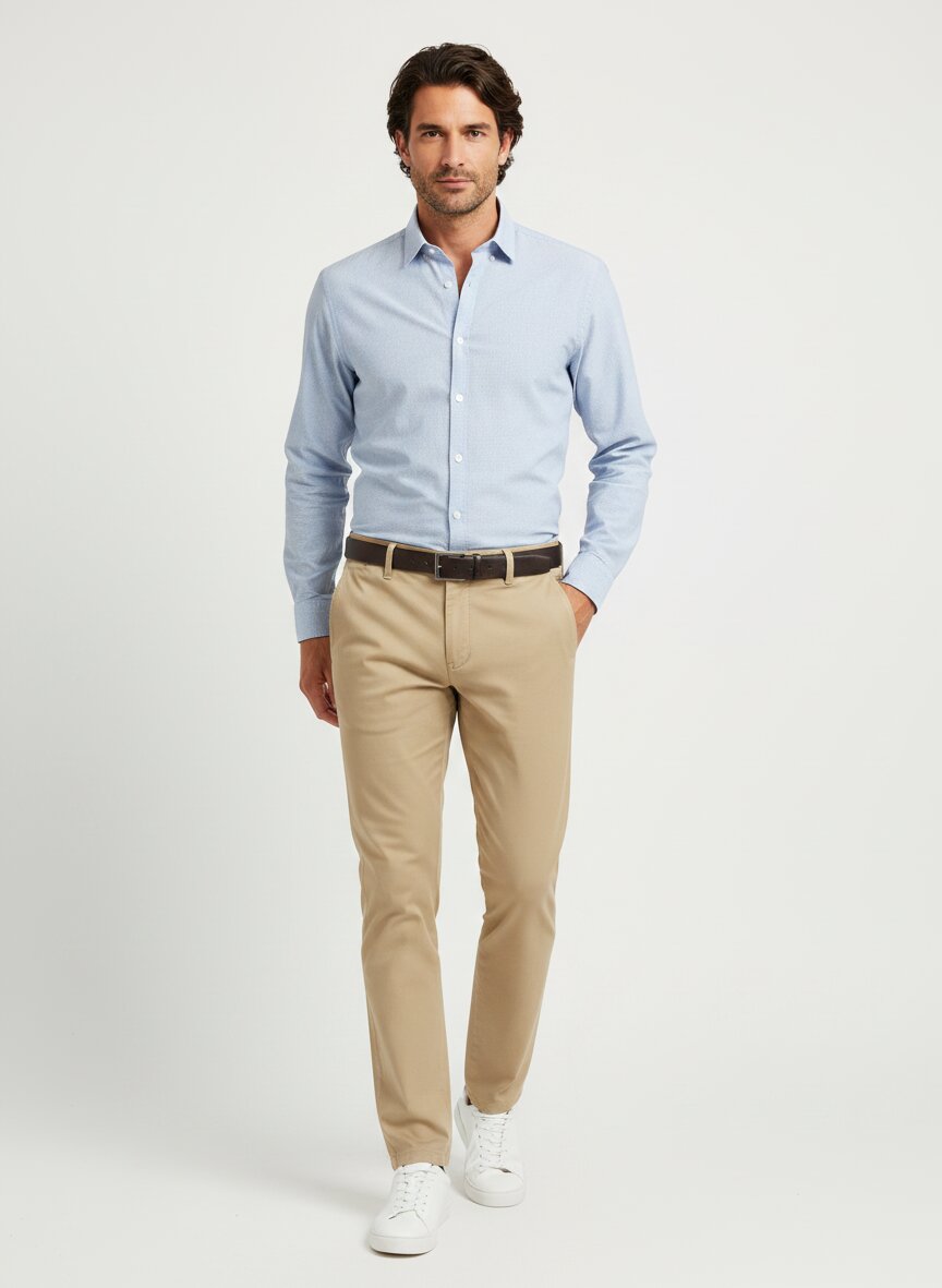 Alberto Slim Fit Rob Textured Cotton 55671512/530 Image 1