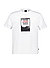 T-Shirt DJ, Baumwolle, Print, weiß - weiß