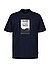 T-Shirt DJ, Baumwolle, Print dunkelblau - dunkelblau