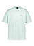 T-Shirt SurfWash, Baumwolle, Rückenprint, mintgrün meliert - mintgrün