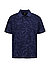 Polo-Shirt Flower, Frottee, dunkelblau - dunkelblau