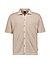 Kurzarm-Hemd Nappo, Baumwoll-Strick, beige strukturiert - beige