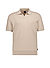 Polo-Shirt Natalo, Baumwoll-Strick, beige strukturiert - beige