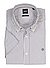 Kurzarmhemd Liam, Regular, Oxford, Button-Down, blau gestreift - blau-weiß