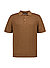 Polo-Shirt, Strick, braun - braun