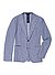 Sakko Haydin, Jersey ungefüttert, blau meliert - blau
