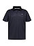 Polo-Shirt, Funktionsfaser Cool Comfort, Print schwarz-blau - nachtblau-schwarz