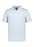 Polo-Shirt, Leinen-Jersey, hellblau - hellblau