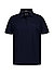 Polo-Shirt, Baumwoll-Jersey, Jacquard, navy - navy