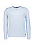 Pullover, Baumwolle, hellblau - hellblau