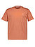 T-Shirt, Regular Fit, Bio Baumwolle, dunkelorange - dunkelorange