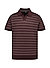 Polo-Shirt Narciso, Strick, braun-beige gestreift - dunkelbraun