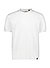 T-Shirt, Regular, Leinen-Stretch, weiß - weiß