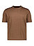 T-Shirt, Regular, Leinen-Stretch, braun - braun