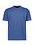 T-Shirt, Strick, blau - blau