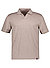 Polo-Shirt, Regular, Leinen-Stretch, taupe - taupe