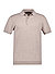 Polo-Shirt, Strick, taupe - taupe