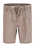 Shorts Chuck, Reines Leinen, taupe - taupe