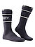 Socken, Baumwoll-Mix, dunkelgrau - anthrazit