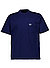 T-Shirt, Brust-Tasche, Baumwolle, blau - blau