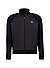 Trainingsjacke, Mikrofaser-Baumwolle, schwarz - anthrazit