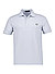 Polo-Shirt, Baumwoll-Piqué, hellblau - hellblau-dunkelgrün