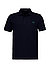 Polo-Shirt, Baumwoll-Piqué, navy - navy-grün