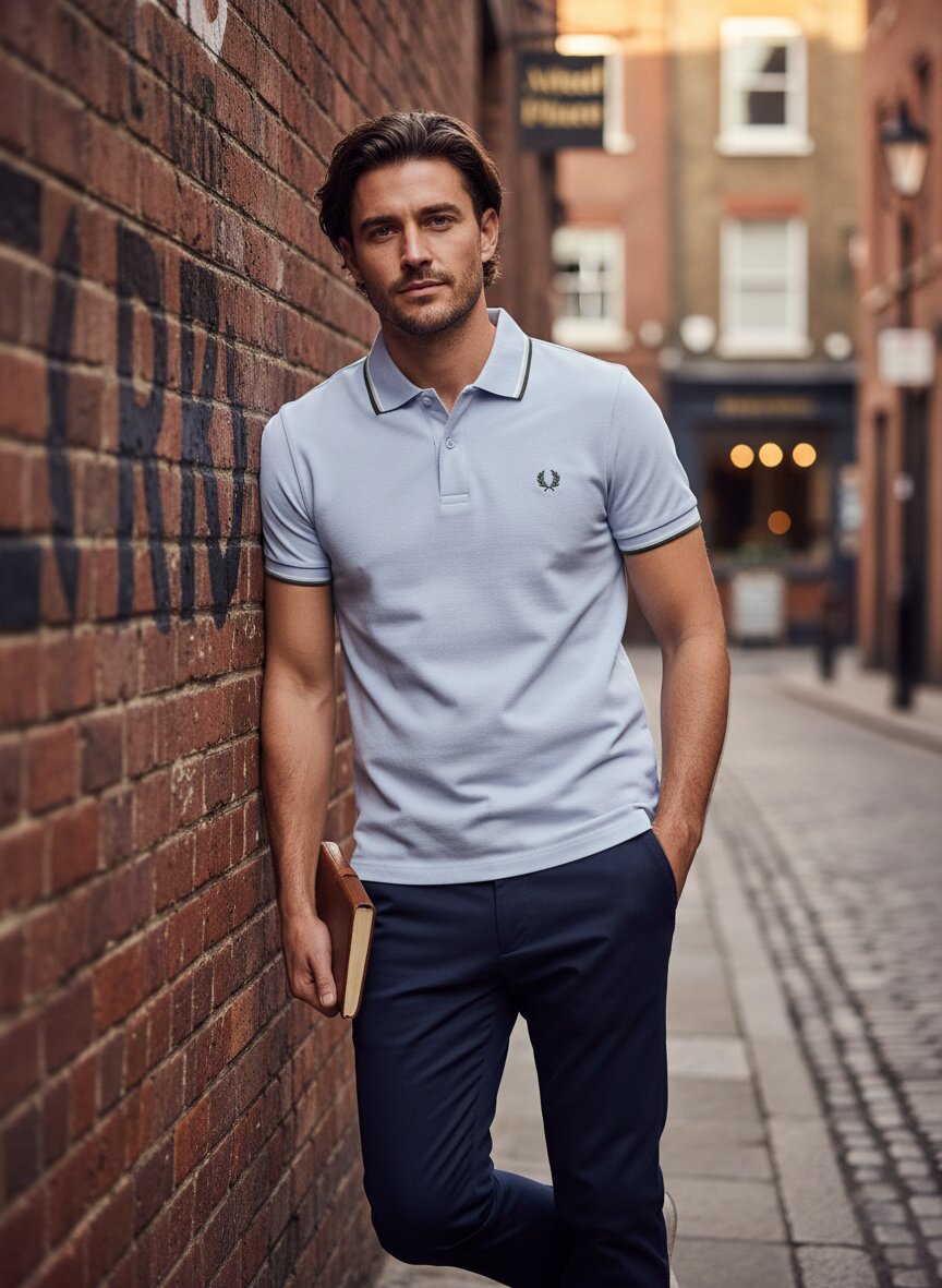 Fred Perry Polo-Shirt FPPPM3600/80B Image 1