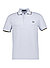 Polo-Shirt, Baumwoll-Piqué, hellblau - hellblau-grün-ecru