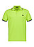 Polo-Shirt, Baumwoll-Piqué, gelb-grün - gelbgrün-schwarz