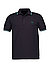 Polo-Shirt, Baumwoll-Piqué, anthrazit - anthrazit-grün-hellblau