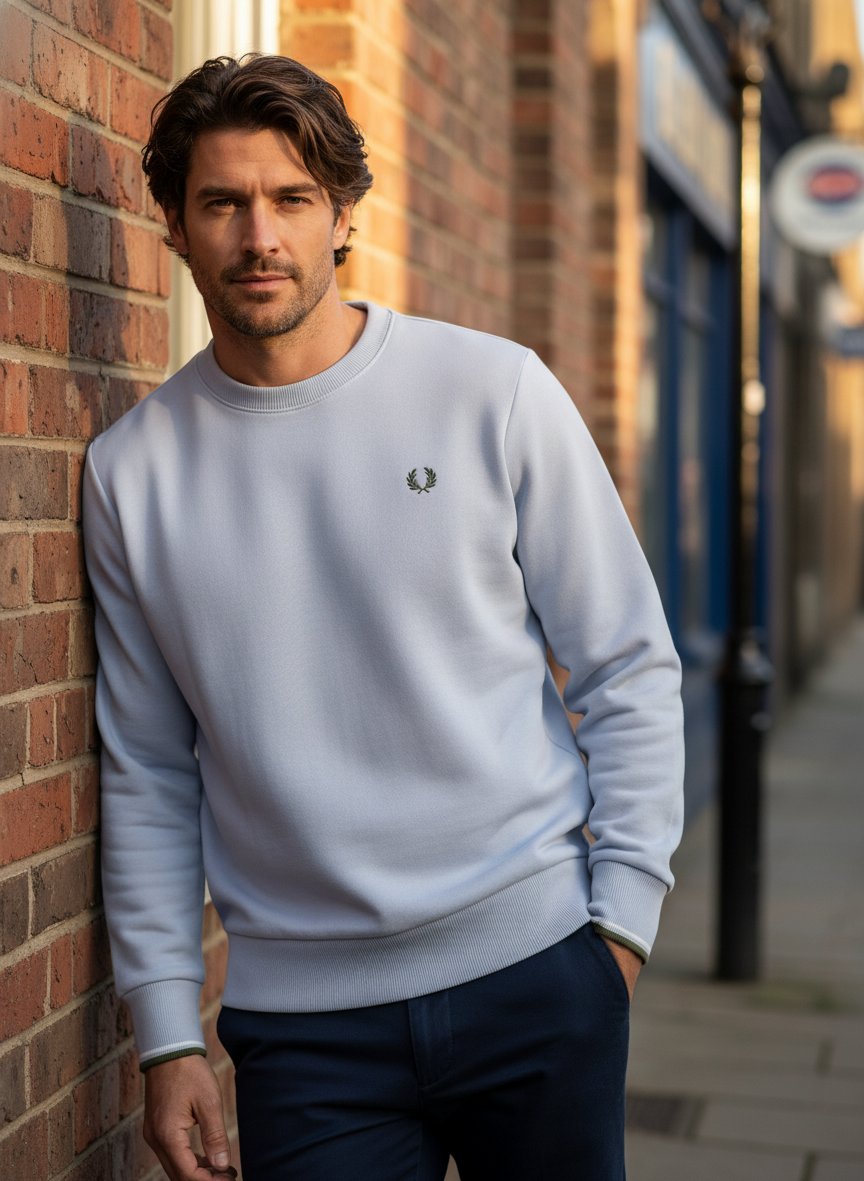 Fred Perry Sweatshirt M7535/80B Image 1