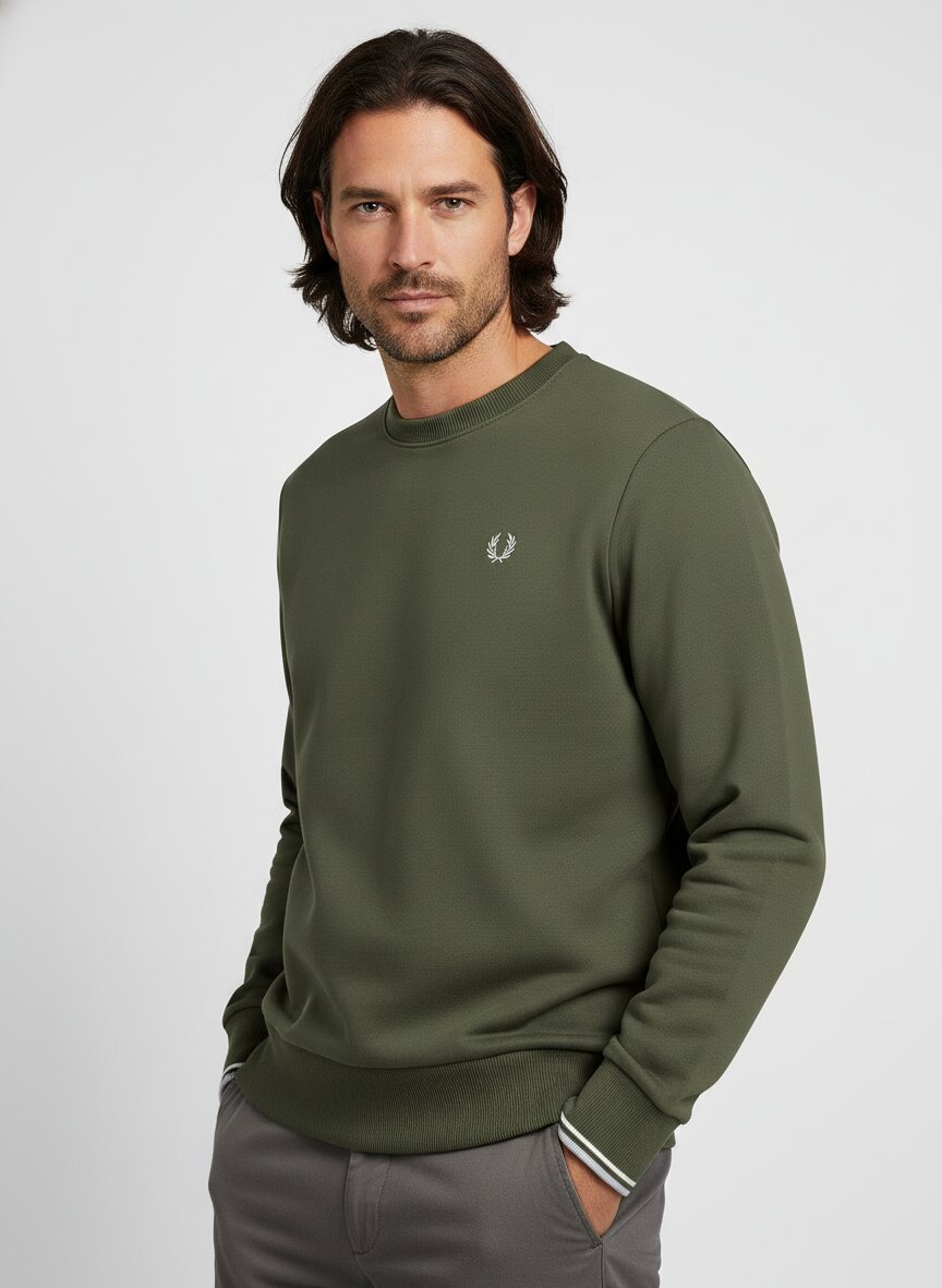 Fred Perry Sweatshirt M7535/87B Image 2
