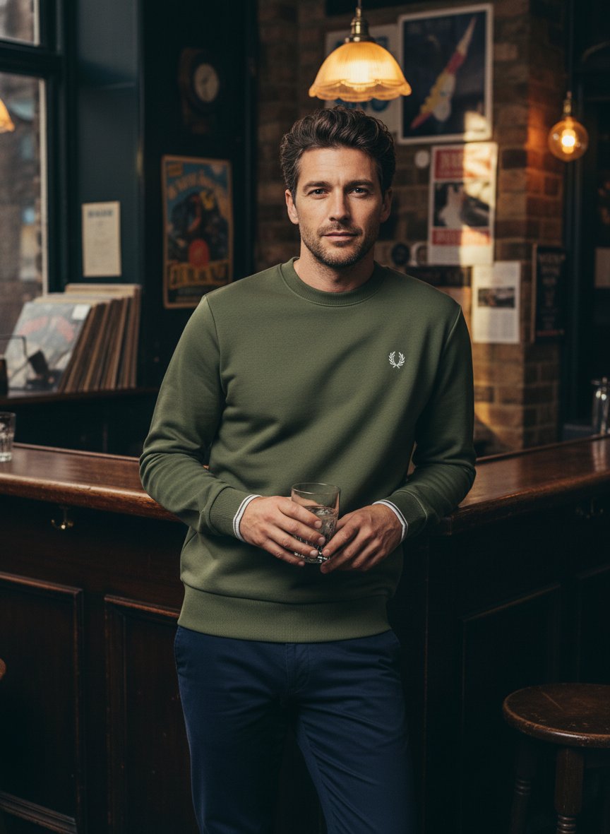 Fred Perry Sweatshirt M7535/87B Image 1