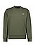 Sweatshirt, Baumwolle, grün - grün-ecru