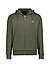 Sweatjacke, Baumwolle, grün - lorbeerkranzgrün