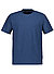 T-Shirt, Regular Fit, Bio Baumwolle, dunkelblau gestreift - dunkelblau