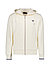 Sweatjacke, Baumwolle, ecru - ecru-navy