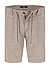 Shorts Capri, Slim Fit, Baumwoll-Stretch, greige - greige